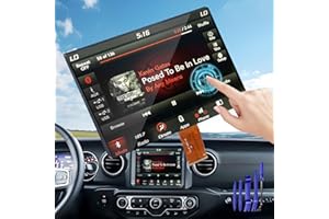 YITRUST 2025 New 8.4" UConnect 4C UAQ Screen Radio Navigation, Chip Upgrade Gel-Free, Replacement Compatible Fit for Dodge RAM Jeep Chrysler 2017-2021 Replace OEM # LA084X01(SL)(02) with Mounting Tool