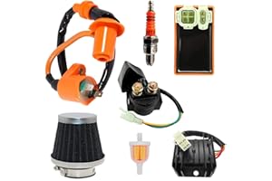 MAXANDA High Performance Racing 6 Pin AC CDI Ignition Coil Spark Plug A7TC for GY6 50cc 125cc 150cc 4 stroke Engines Scooter ATV Go Kart Moped Quad Pit Dirt Bike Cart