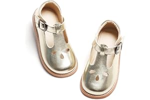 Kiderence Toddler Little Girls Mary Jane Dress Shoes School Oxford for Girls Flats