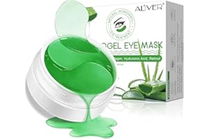 sefudun Aloe Veoe Eye Patches,Hydrogel Under Eye Masks for Dark Circles,Anti Wrinkle Treatment,Under Eye Gel Pads,Eye Mask for Puffy Eyes, Skincare,Hydrating | 60 Pieces/30 Pairs