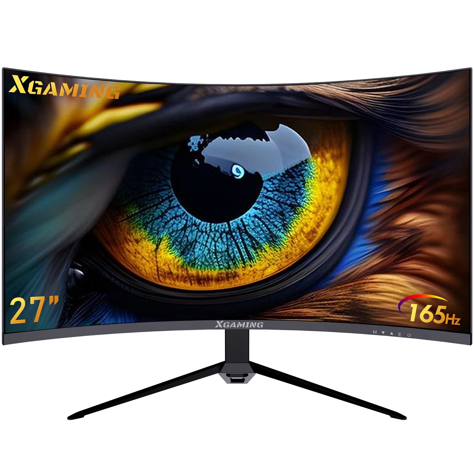 memzuoix 27 inch Curved Gaming Monitor QHD