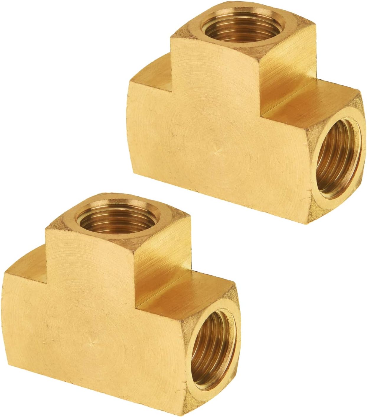 Intake & Fuel Systems 1/2 Brass Cross NPT Barstock Fitting Female Brass Pipe Fitting 4 Way Air