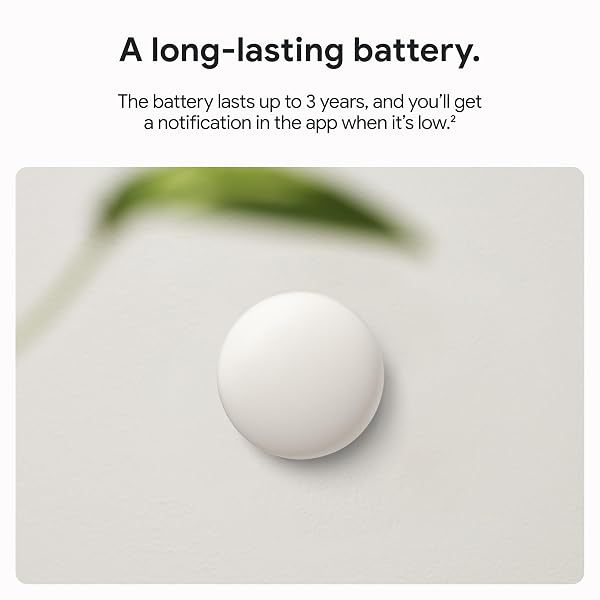GOOGLE NEST TEMPERATURE SENSOR (2ND GEN) – ROOM COMFORT SENSOR WITH SCHEDULING – WORKS WITH THE NEST LEARNING THERMOSTAT (3RD AND 4TH GEN) AND NEST THERMOSTAT E – PORCELAIN, WHITE