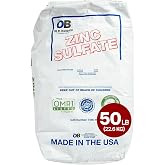 50 LB Zinc Sulfate Monohydrate | Zinc sulfate monohydrate, 50 lb bulk bag, single package, store tightly closed in a cool, dry location