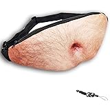 Dad Bag Fanny Pack Fake Dad bod Beer Belly Bag Waist pack,Cell Phone Neck Strap