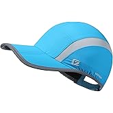 GADIEMKENSD Reflective Folding Outdoor Hat Unstructured Design UPF 50+ Sun Protection Sport Hats for Womens and Mens