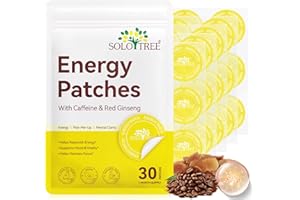 NBTREKTIE Energy Patches for Adults Men Women - Topical Daily Wellness Awake Energy Patch - Enhanced Focus & Body Support with Caffeine, Biotin, B5, B3 and B12