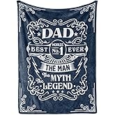 InnoBeta Gifts for Dad, Fathers Day Blanket, Dad Gifts, The Man The Myth The Legend Throw Blanket 60x80