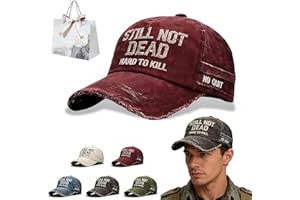 ZMPDJG 2026 New Still Not Dead Hat for Men Women - Funny Ain't Dead Yet Baseball Cap Vintage Distressed Dad Hat