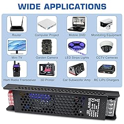 LED Driver 12V 200W 16.6A Slim LED Power Supply, AC