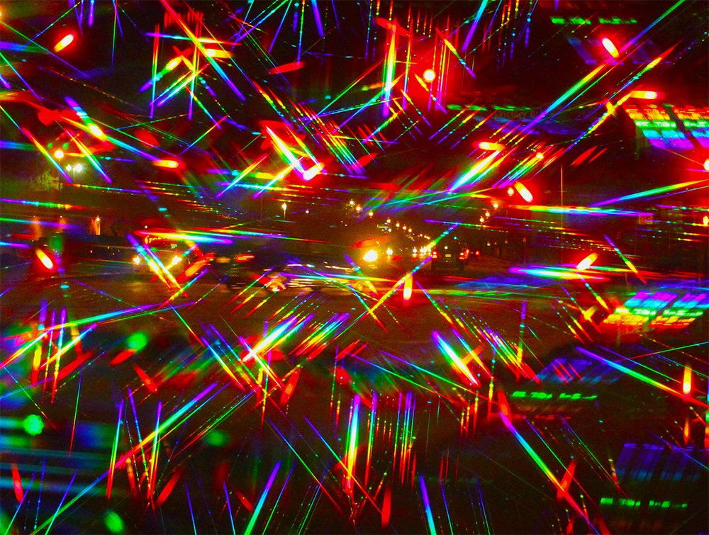 Rainbow Symphony Diffraction Grating Rainbow Peepholes, 13500 Line/Inch, Made in USA, Package of 50