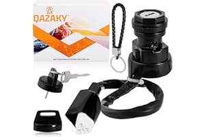 QAZAKY Ignition Key Switch Compatible with Kawasaki KVF650 KVF700 KFX700 KSV700 KVF750 Brute Force 650 750 Prairie 650 700 27