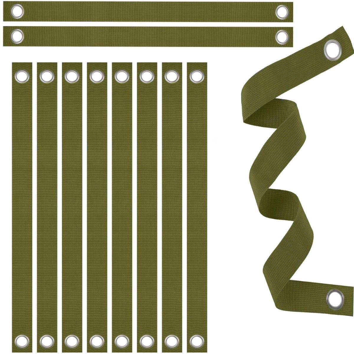 HOUSON 10 PCS Tree Stake Kit, Tree Straps Tree Support Straps Tree Belts Tree Plant Belt for Plant Fix Straight