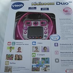 Amazon.es: VTech Kidizoom Duo 5.0 - Cámara de fotos digital ...