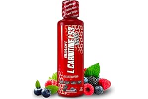 iSatori L-Carnitine LS3 1500, Liquid L-Carnitine with Acetyl L-Carnitine, L-Carnitine L-Tartrate, Stimulant Free Energy, No Calories, Sugar, Gluten, Keto-Friendly, Mixed Berry Flavor (32 Servings)