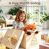 Mewaii Weighted Teddy Fox Plush Heated 2.3kg Cloud-Soft Texture view 7