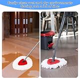 UNU 6pk Mop Head Replacement for Vileda Triangle Swivel Mops Microfiber view 6