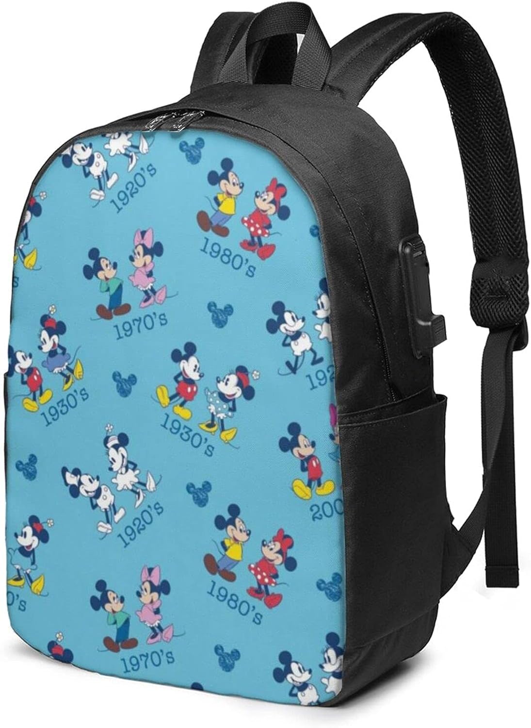Zaino Scuola Bambini Disney Mickey Topolino - Zaino Elementare Blu Impermeabile Per Ragazzi E Ragazze - Foto 6