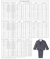 Dressy Daisy Baby Boy' 5 Pcs Set Formal Tuxedo