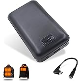 Wamlet 12V Heated Jacket Battery PD QC3.0 Power Bank with Step Up Adapter Charger Cable for Milwaukee, M12, Makita, Metabo, Snapon,Craftsman, AEG Heating Gear (12V Heated Jacket Battery Pack)