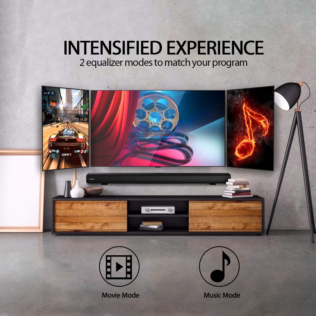 tv with built in subwoofer