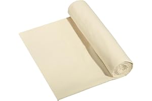 K-Musculo Cotton Canvas Fabric, 10oz Duck Canvas Fabric, 60'' Wide for Arts & Crafts, Painting, Handmade Home Decor(Natural, 