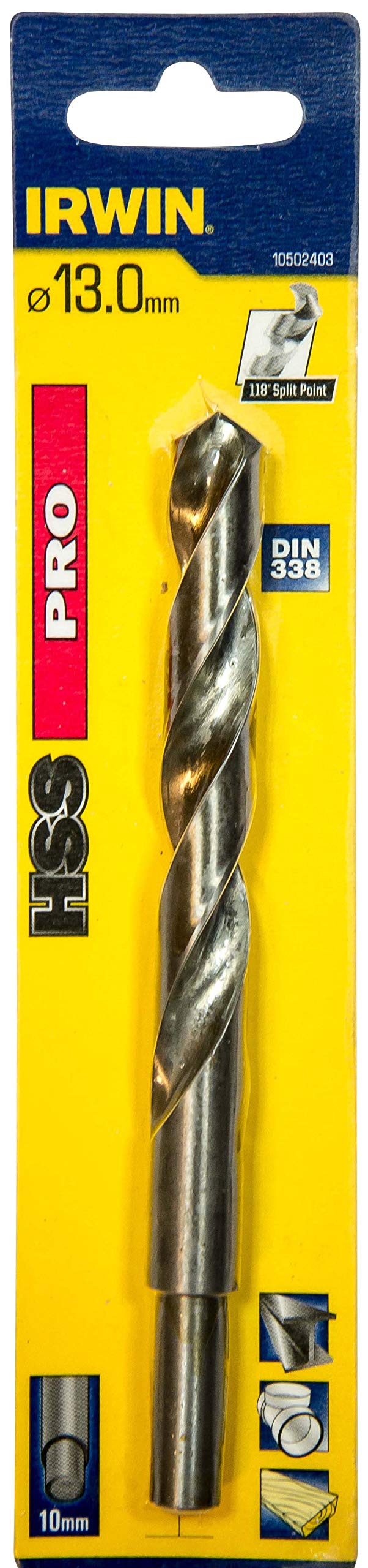 Brocas HSS Pro de vástago reducido 13mm