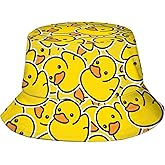 Funny Duck Bucket Hat Fisherman Hat Beach Travel Sun Hat Outdoor Cap for Unisex Men Women
