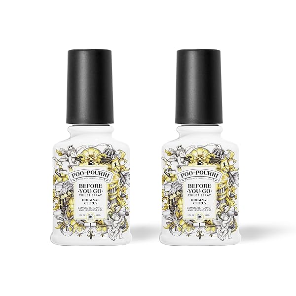 POO-POURRI BEFORE-YOU-GO TOILET SPRAY, ORIGINAL CITRUS, 2 FL...