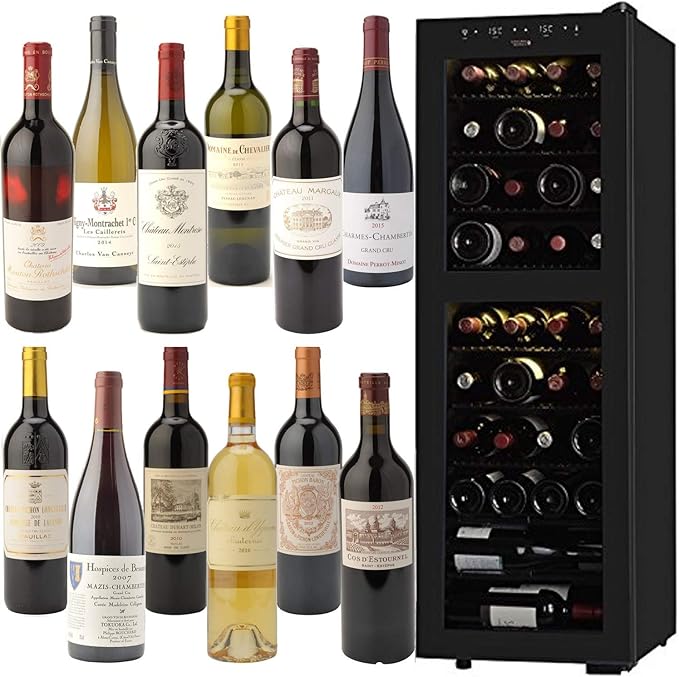 Amazon Co Jp お酒ストア5周年記念セット ボルドー メドック1級 ブルゴーニュ特級入りワイン12本と さくら製作所低温冷蔵ワインセラー 38本収納セット 食品 飲料 お酒