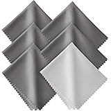 Xthel Microfiber Cleaning Cloths for Electronics (6 Pack) - Cleans Lenses, Glasses, Screens, Cameras, iPad, iPhone, Eyeglasse