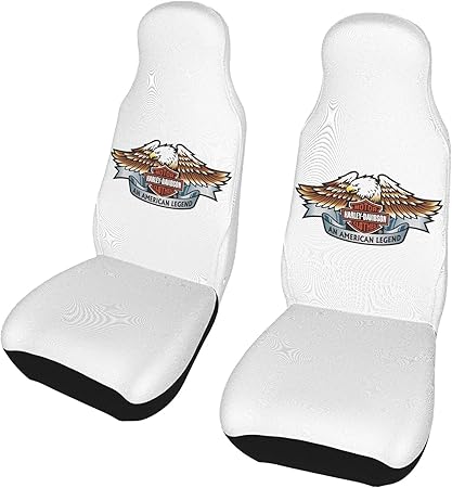 Amazon ハーレーダビッドソン ２枚セット 人気 シートカバー カーシートカバー 車用 カー用品 取付簡単 左右独立型 四季通用 車 Suv トラック 普通車 トラック 洗える 自動車シートカバー ファッション サイズ 138 52cm 車 バイク 車 バイク