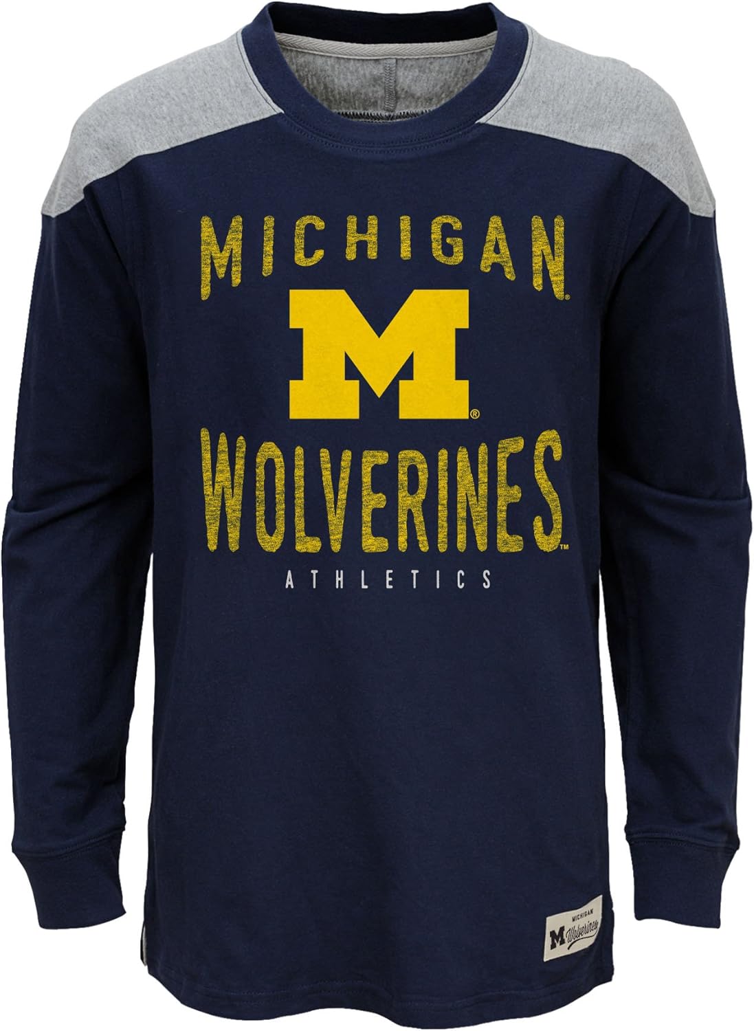 Michigan Wolverines Gen2 Youth Long Sleeved Crew Shirt
