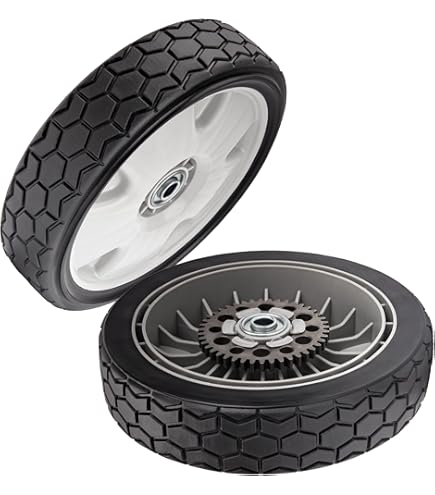 Hiro Genuine Honda 42710-VL0-T00ZA Rear Wheels for HRR216K10 - K11 - 2