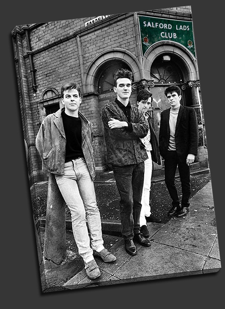 THE SMITHS SALFORD LADS CLUB FRAMED CANVAS ART PRINT READY TO HANG 20 X