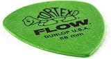Dunlop Tortex Flow Picks Standard .88 mm Green Set of 12 view 3