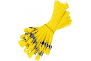 ACE Supply Yellow Marking Whiskers - 25 Pack - Durable Marking Whisker Set - Use Survey Whiskers As Survey Stakes, Constructi