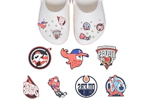 Edmonton Oilers Hockey Croc Charms Pins Accessories
