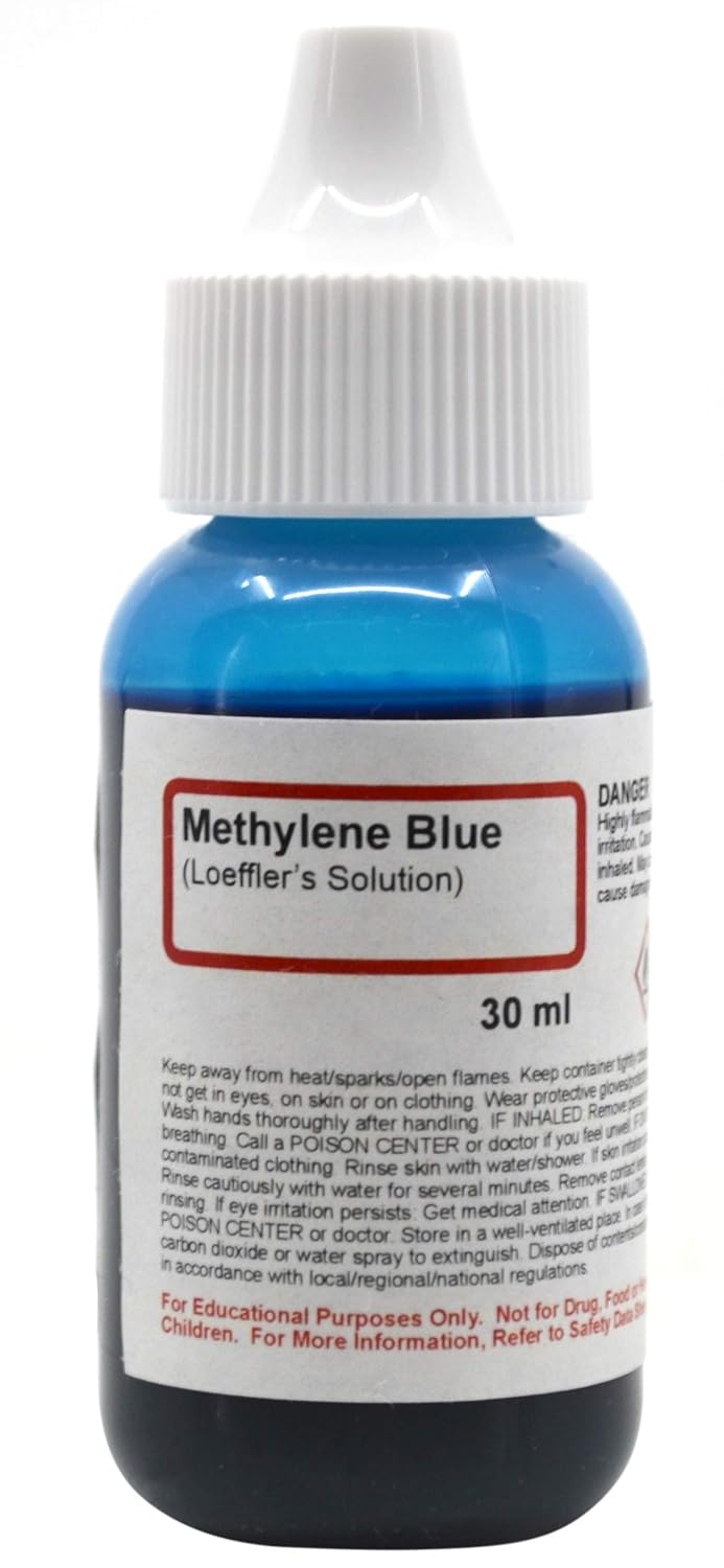 Methylene Blue (Loeffler's) Solution, 1 fl oz (30mL) - The Curated Chemical Collection