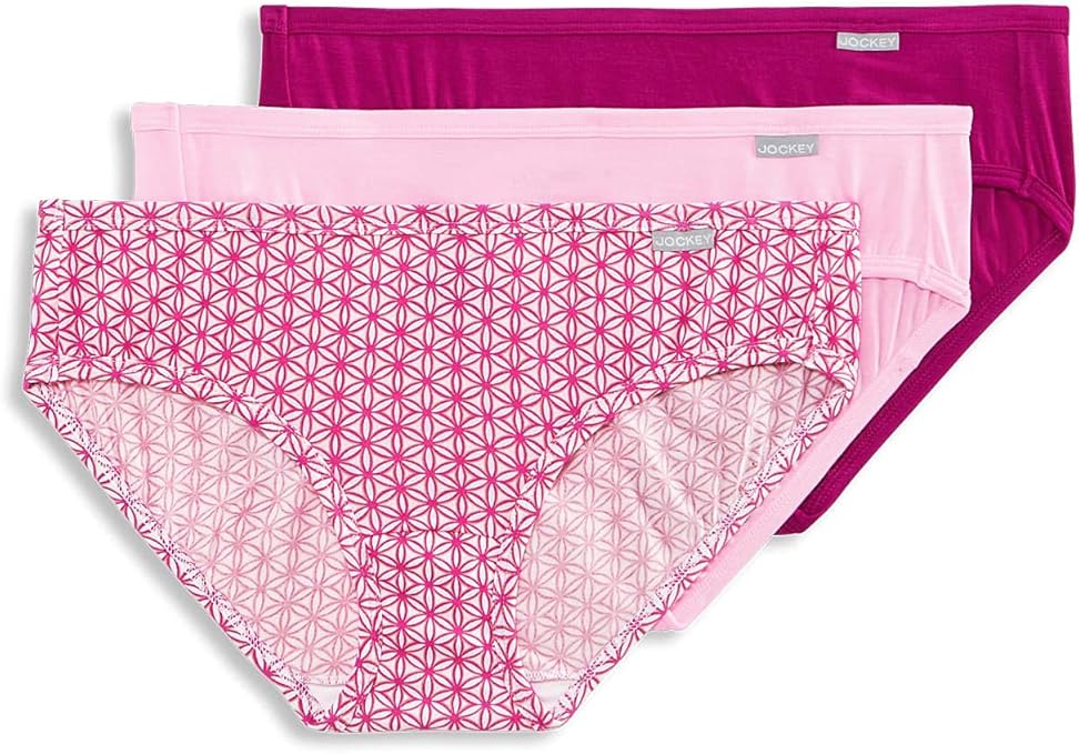 Jockey Women's Elance Supersoft Bikini 3Pack at Amazon Women’s