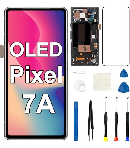 Display OLED Per Google Pixel 7A – 6.1'' Con Cornice E Sensore Impronte!