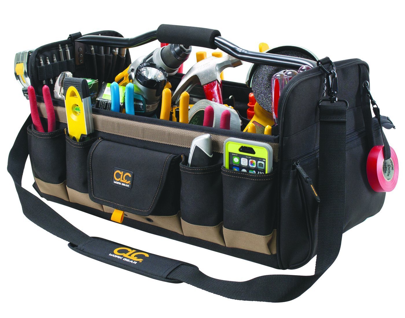 CLC Custom Leathercraft 1579 20 Inch, Open Top, Soft Sided Tool Box, 27