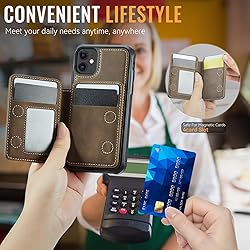 Usroom Compatible with Magsafe for iPhone 11 Wallet