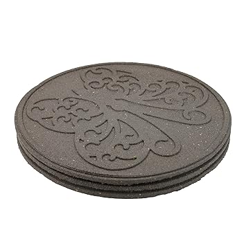 Costco Garden Stepping Stones With Butterfly Motif Recycled Rubber