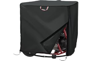 FENTIFF Fentill Universal Generator cover,Heavy Duty Waterproof Portable Cover for Most Generators 5500-15000 Watt,38"(L)x30"(W)x28"(H),Black