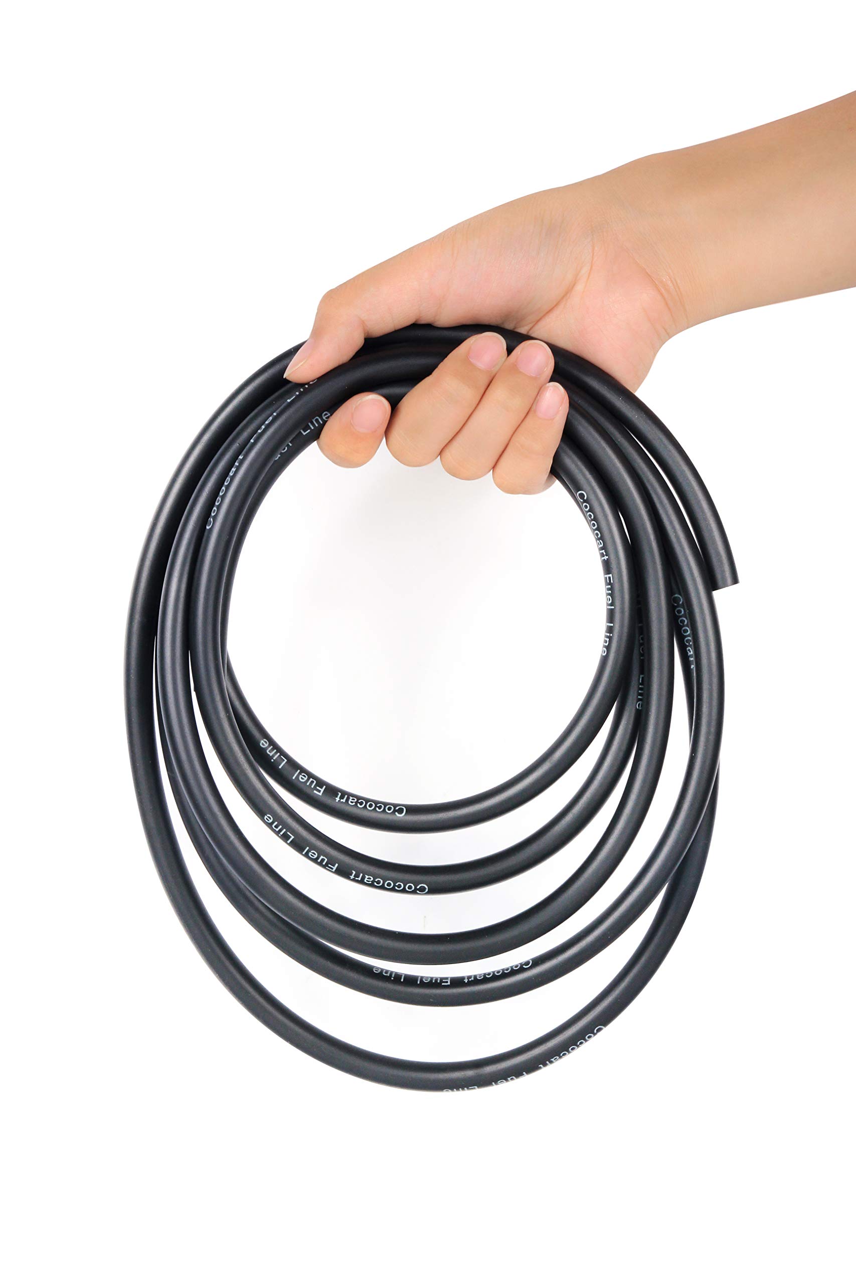 Cococart 9.85-Foot Length Stretchy 1/4 Inch ID Fuel Line+20pcs 2/5\