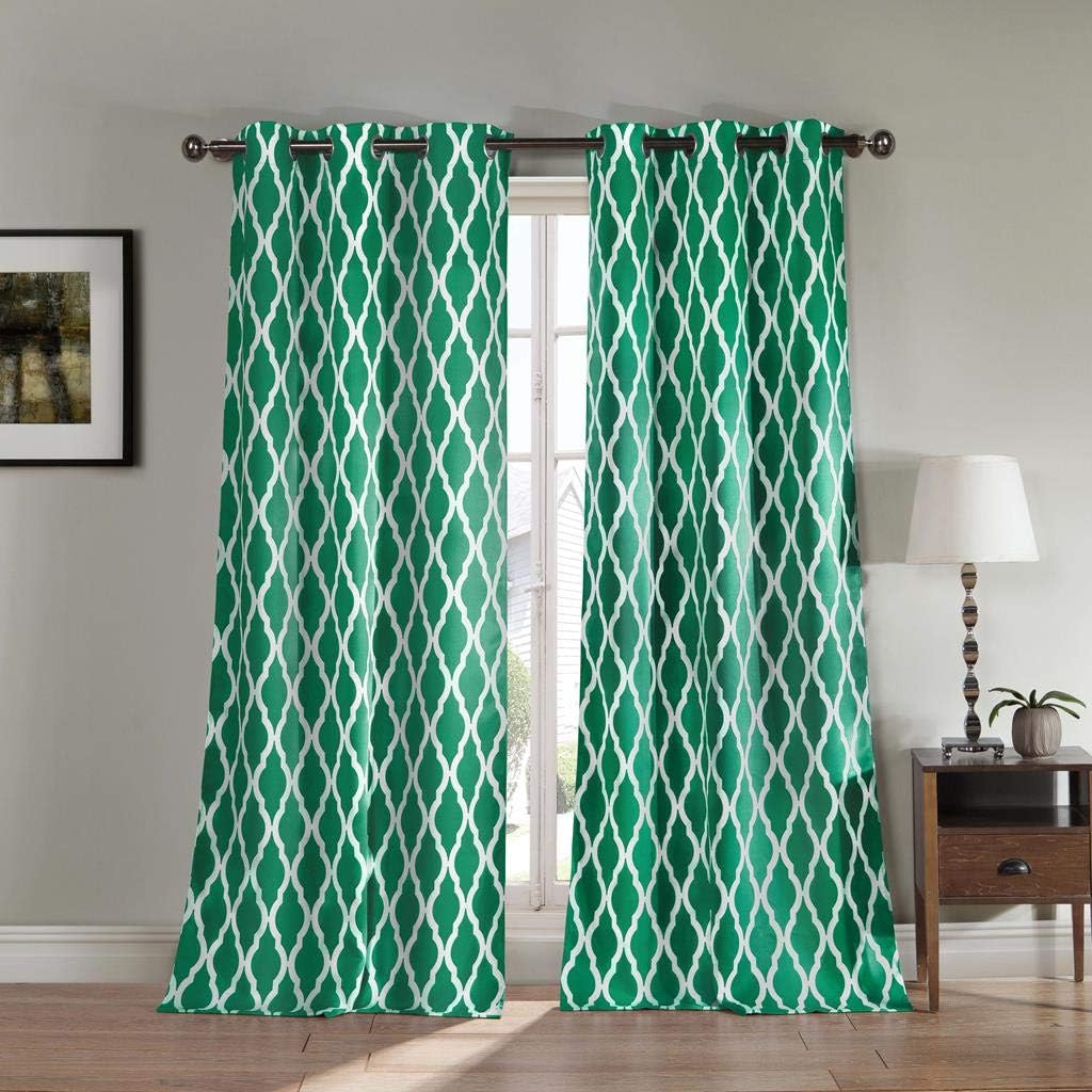 Best emerald living room curtains
