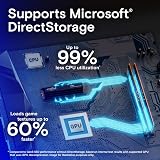 Crucial T700 1TB PCIe Gen5 NVMe M.2 SSD with Premium Heatsink CT1000T700SSD5 view 4