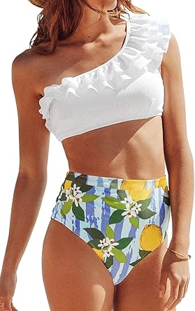 lemon bathing suit top