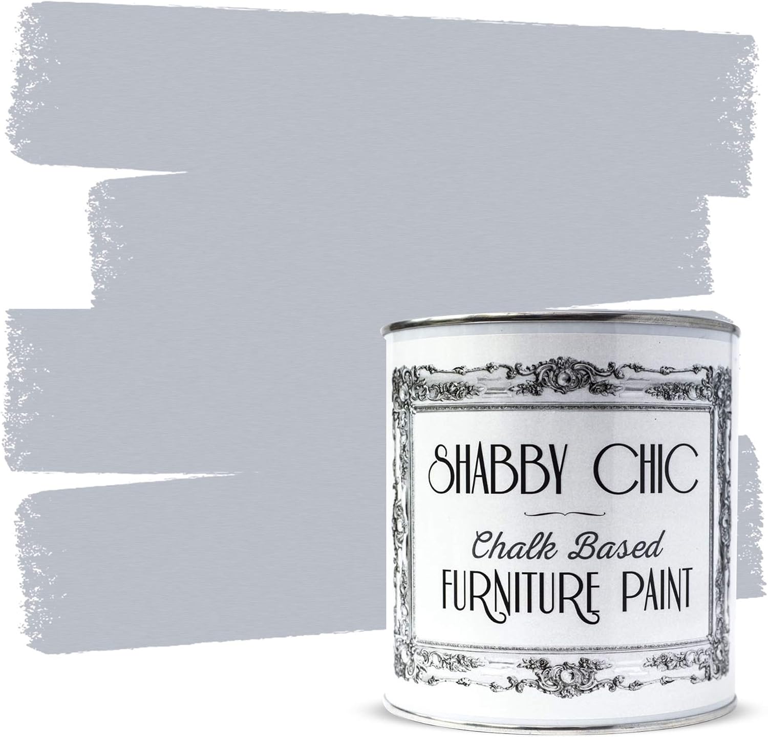Shabby Chic Chalk Based Furniture Paint, Grey Embrace - 1 L, 1 l (Pack of 1)